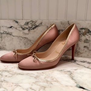 Louboutin Silk Heels